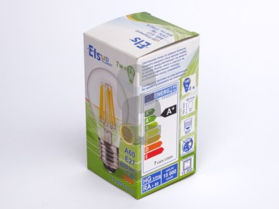 Крушка LED ФИЛАМЕНТ Е27 - 7W A60